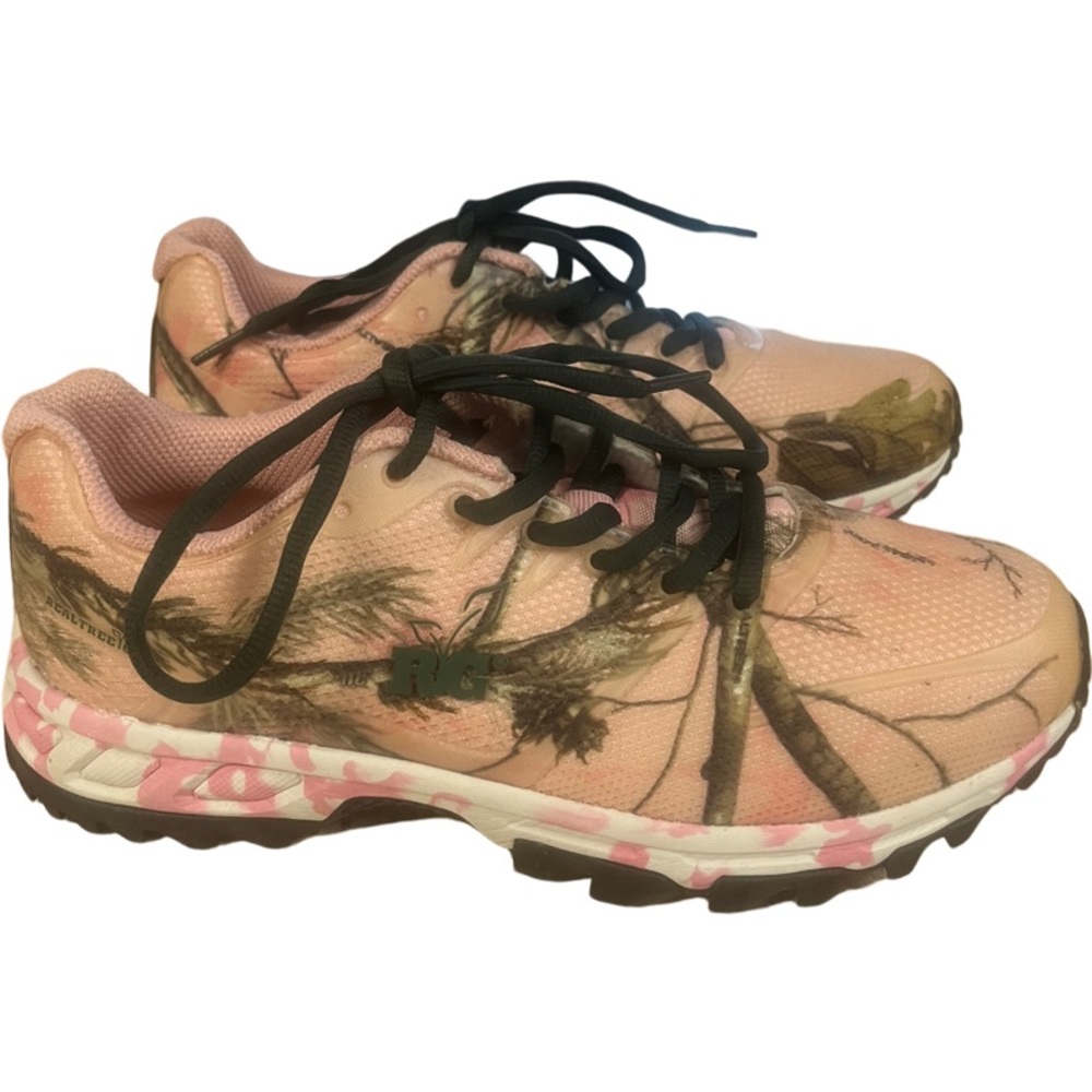 REALTREE GIRL Mamba Camo Pink Sneakers Athletic Hunting Hiking Shoes Women 9 M